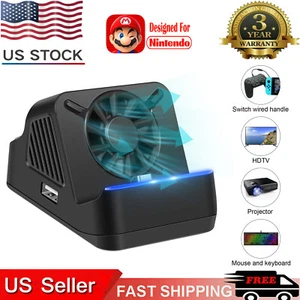 Charger Docking Station For Nintendo Switch/OLED TV 4K HDMI TV Travel Adapter - Picture 1 of 12
