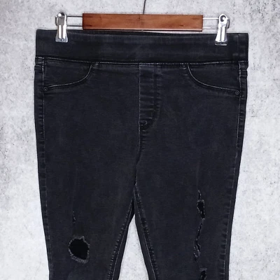 Old Navy Rockstar Mujer Envejecido Super Delgado Jegging Talla 10 Elástico Carbón Foto 1 de 4