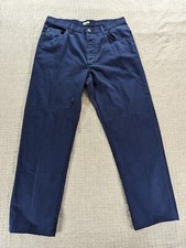 Paul Smith Jeans Men 36 Short Blue Button Fly 100% Cotton Denim Fits 35x29
