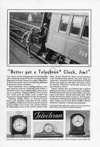 1931 Relojes Telechron Coleccionables Antiguo Estampado ANUNCIO ¡Regalo para Coleccionistas! (278) - Imagen 1 de 1