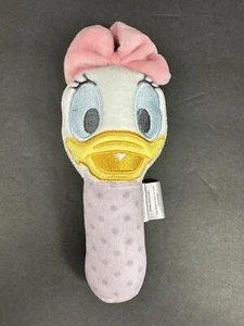 Disney Daisy Duck Sonajero Lovey Usado en Excelente Condición Limpio Infantil Fácil de Sostener Juego Pastel Suave - Imagen 1 de 6