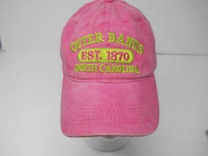 Outer Banks North Carolina "EST. Cappello con cinturino rosa corallo 1870" - Foto 1 di 9