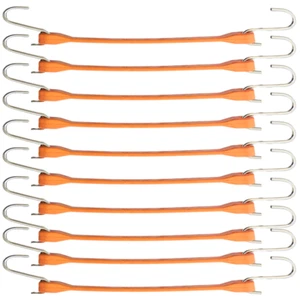 Boxer Orange EPDM Tarp Strap 31" Color - 10 Pack - Bungee Cords Heavy Duty - Picture 1 of 7