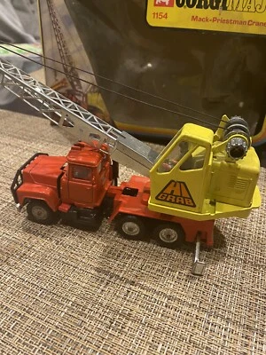 VINTAGE CORGI MAJOR TOY~#1154~Mack-Priestman Crane Truck~In Original Box - Image 1 of 4
