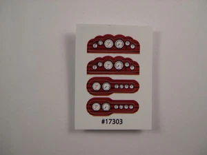 PANEL DE INSTRUMENTOS GOFER RACING HOT ROD GRANO DE MADERA #1 PARA COCHES MODELO 1:24 Y 1:25 - Imagen 1 de 1