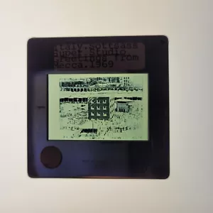 Superstudio Sottsass Greetings from Mecca 1969 Art 35mm Glass Slide - Bild 1 von 3