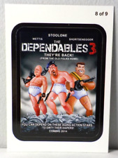 2013 Wacky Packages ANS11 Series 11 Coming Distractions #8 The Dependables 3