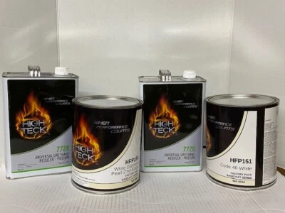 GM/CHEVY U800J/800J/ WA800J White Pearl Basecoat & Reducer Kit Foto 1 de 4