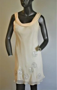 Elegant DONNA RICCO Chiffon Like SILK Formal Dress Women's Fashion MSRP $129 - Picture 1 of 8