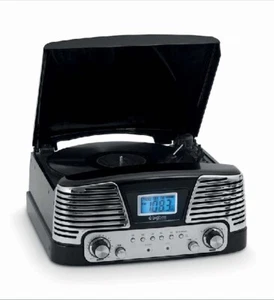TOCADISCOS BIGBEN TD016NM-PANTALLA LCD-RADIO FM-TOMA AUXILIAR-NUEVO- - Imagen 1 de 2