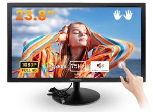 23.8 Inch Touchscreen Monitor 10-Point Multi Touch Screen, Built-in Speaker HDMI - Photo 1/5