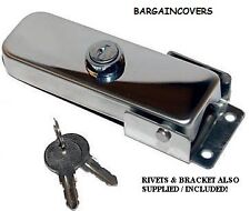 latch Lock & Key stainless steel 4x4 wheel cover bracket wheelcover locking AC04