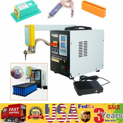 Soldadora de punto de pulso portátil máquina de soldadura para paquete de baterías SUNKKO 737G 50A-900A Foto 1 de 4
