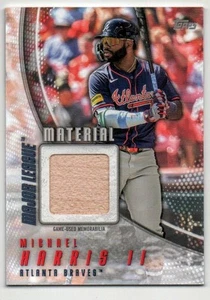 2025 Topps Series 2 Michael Harris II Major League Material Game used Bat Braves - Picture 1 of 2