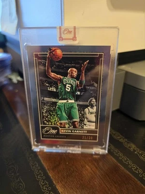 2020-21 One And One Kevin Garnett Legends Blue Parallel #21/30 Celtics - Image 1 of 2