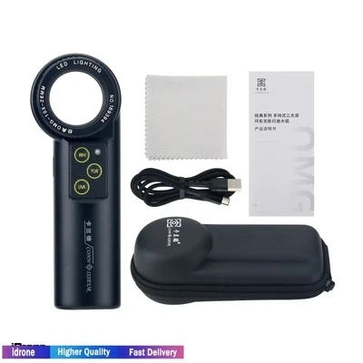 OMS-10X Handheld Magnifier with Light 10X for Jewelry Watch Antique Collection - Image 1 of 4