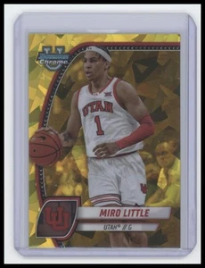 2024-25 Bowman University Chrome Sapphire #79 Miro Little Yellow Refractors /75 - Picture 1 of 2