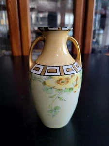 RS Germany Reinhold Schlegelmilch handbemalte Blumenvase - Bild 1 von 12