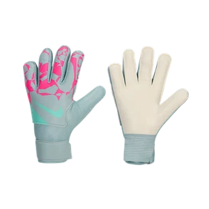(Kids) Nike Match Soccer Goalkeeper Gloves Ocean Cube Pink Blast - Picture 1 of 1