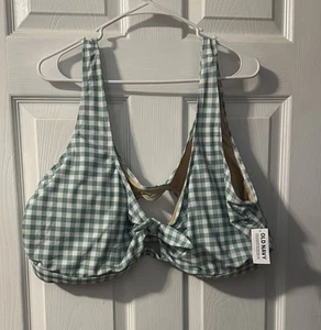Top de bikini para mujer 4x verde y blanco de Old Navy - Imagen 1 de 3