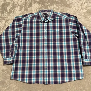 Ariat Shirt Mens 3XL Button Up Western Cowboy Workwear Rodeo Long Sleeve - Picture 1 of 8
