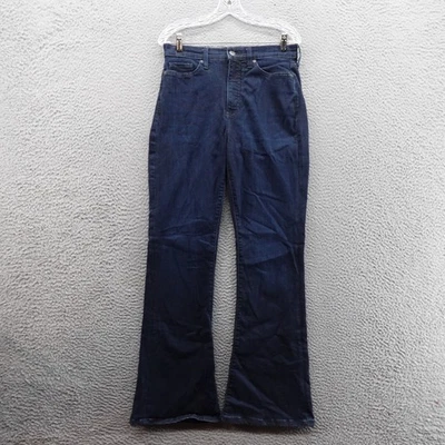 Pantalones de mezclilla Banana Republic acampanados tiro alto 30 azul elástico lavado Katmai para mujer Foto 1 de 4