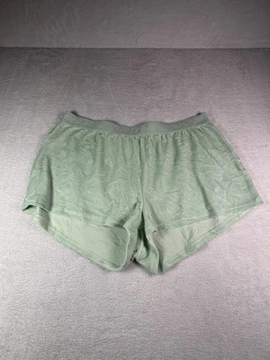 Juicy Couture Womens Sleepwear Green/Mint Velour Embellished Shorts Size XL - Image 1 of 4