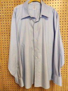 Brooks Brothers Hemd Herren 18-36 Blau Button Down Regular Fit Preppy - Bild 1 von 5