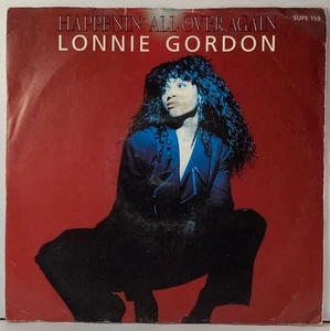 Lonnie Gordon Happenin All Over Again 45 1990 90s 7’’ single - Picture 1 of 4
