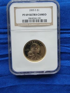 2005-S SACAGAWEA  DOLLAR  NGC PF69 ULTRA CAMEO INDIAN PRINCESS. ☆☆☆☆☆ - Picture 1 of 4