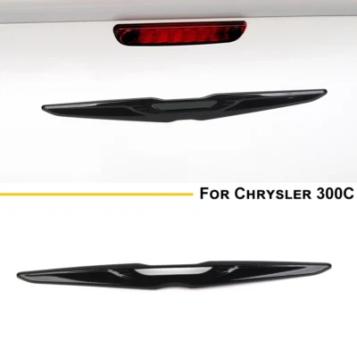 Para Chrysler 300 300C 2015-2023 Negro Brillante Coche Insignia Emblema ABS Cubierta Borde Foto 1 de 4