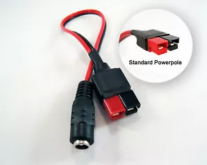 Conector de CC hembra 10" 12V 5A 5,5x2,1 mm se adapta al adaptador sermos ANDERSON POWERPOLE - Imagen 1 de 4