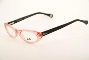 Auténticas gafas Dolce & Gabbana DG 1173 1503 50 mm rosa negro monturas de ojos de gato - Imagen 1 de 6