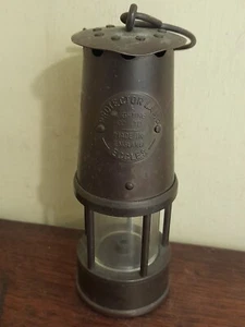 20th century vintage minature brass Minors lamp - Picture 1 of 5