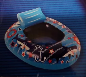 NUEVO Bestway H2O Go! Flotador de piscina para bebé con ancla de tiburón azul - Imagen 1 de 5