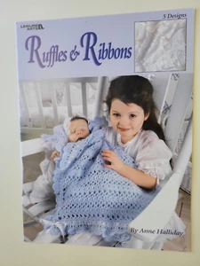 Leisure Arts - Ruggles & Ribbons 5 Afghan to Crochet #3020 EUC - Picture 1 of 6