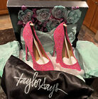 NEW Taylor Says Pink Lady Size 6.5 Graphic Stiletto Platform High Heels