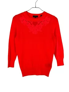 TED BAKER London Round Neck Fabina Pullover Jumper Sweater Women Size 1 - XS - Picture 1 of 9