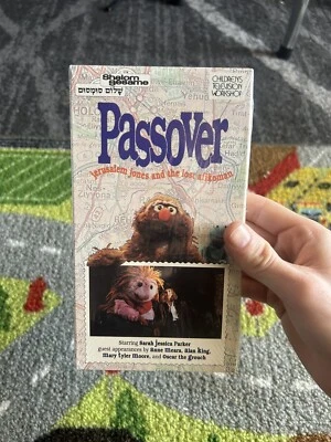 VHS Shalom Sesame Street Passover Volume 10 Brand New Foto 1 de 4