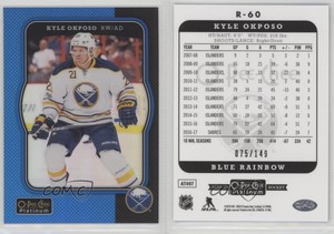 2017-18 O-Pee-Chee Platinum Retro Rainbow Blue /149 Kyle Okposo #R-60