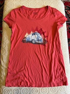 Eastern Mountain Sports ~ Women's Rust Color Graphic T-shirt ~ Size Small - Image 1 of 4