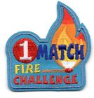 1 MATCH FIRE CHALLENGE Iron On Patch Competition