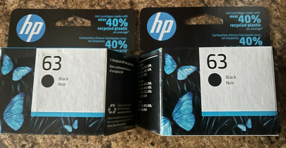 HP 63 F6U62AN Ink Cartridge - Black (F6U62AN#140)