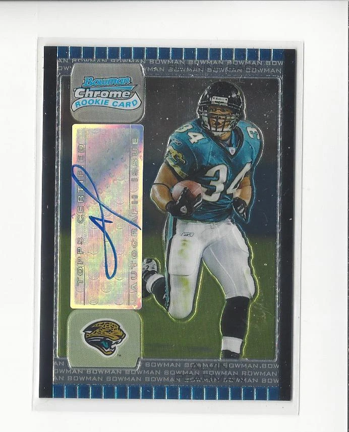 2005 Bowman Chrome #239 Alvin Pearman RC Rookie AUTOGRAPH Jaguars - Image 1 of 1