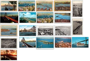 San Francisco Oakland Bay Bridge (LOT 20) ~Treasure Island Aerial Golden Gate - Picture 1 of 2