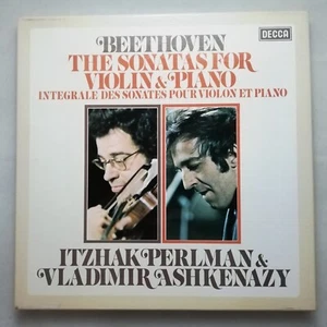Decca 5 LP box D92D 5 DUTCH: Beethoven - Violin Sonatas / Perlman / Ashkenazy - Picture 1 of 4