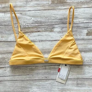 FAE Swim LUNA Bikini Oberteil - Large - Custard - Triangel - Seamless - Designer - Bild 1 von 4