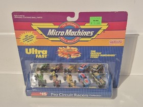 Galoob Micro Machines 1989 Sealed Set #15 Pro Circuit Racers Collection