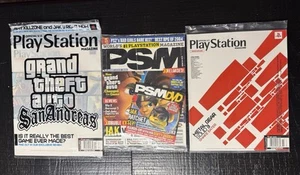 Lot of 3 Factory Sealed Magazines PSM PlayStation 2 2004 2005 - Picture 1 of 2