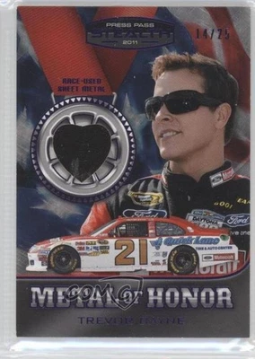 2011 Press Pass Stealth Metal of Honor Sheet Purple Heart /25 Trevor Bayne - Image 1 of 2